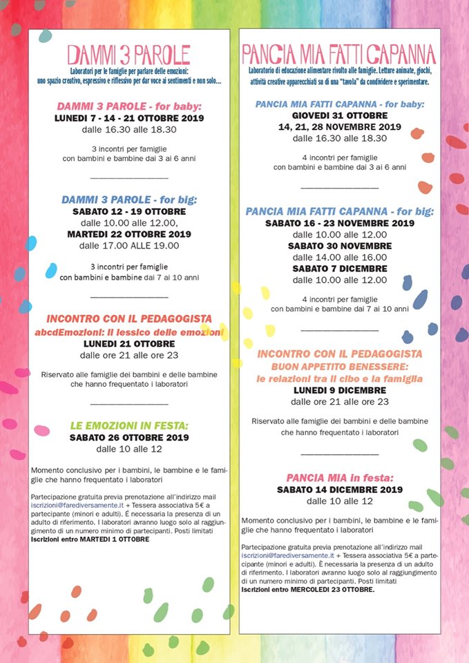 laboratori genitori figli rho farediversamente stripes oltreiperimetri
